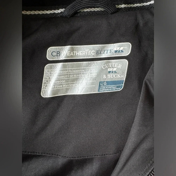 Cutter and Buck Breaker Red Weather Tech Half Zip Hooded Pullover Men’s Large - Picture 8 of 8